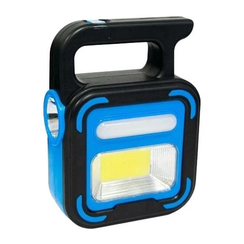 LED-фонарь-повербанк аккумуляторный кемпинговый BL USB с солнечной батареей Синий (MX-00008252Q)
