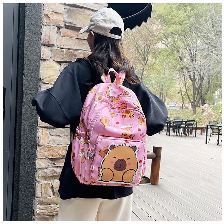 Рюкзак детский Капибара 10496 Розовый (27484929) - фото 5 Рюкзак детский Капибара 10496 Розовый (27484929) - фото 5