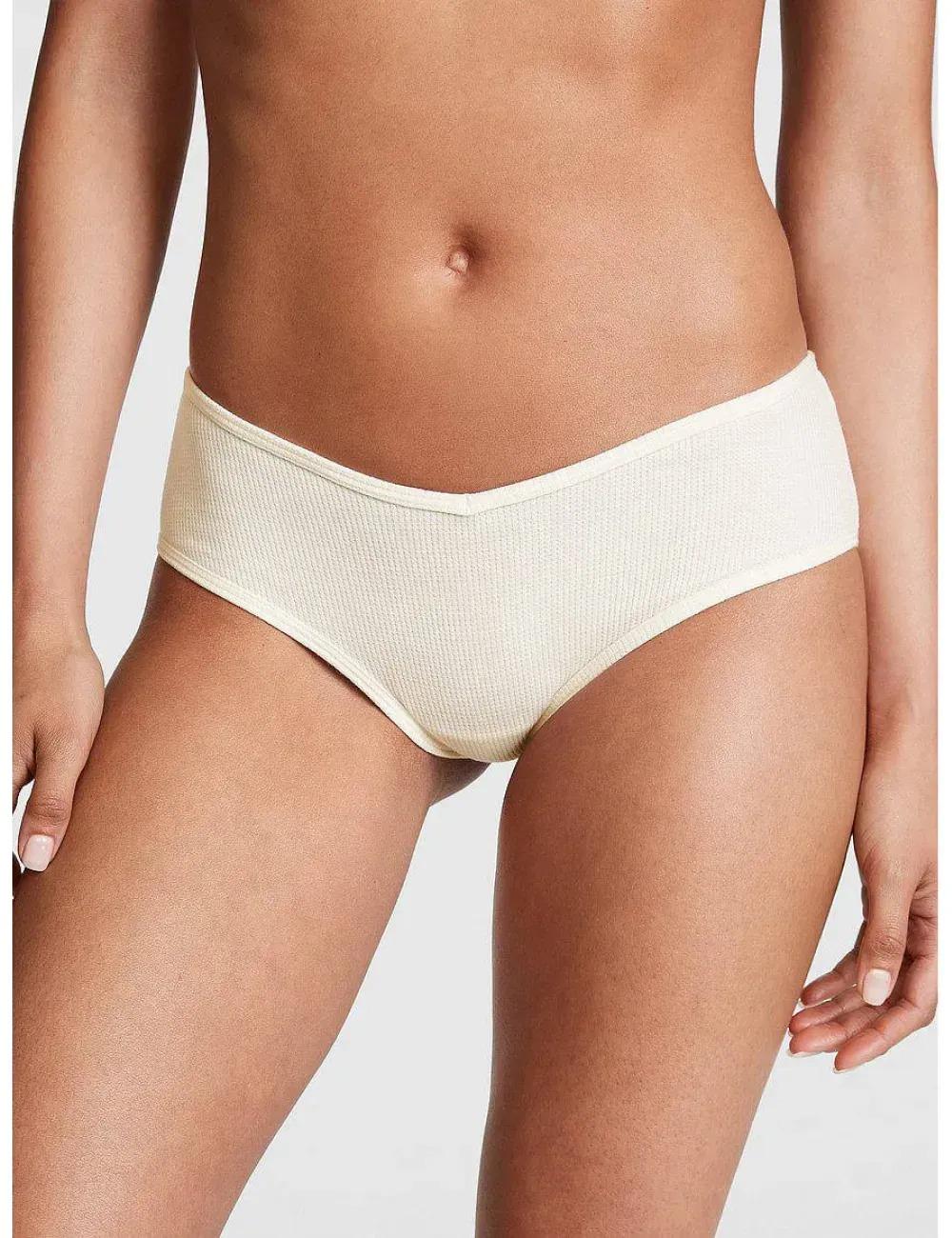 Трусики хлопковые Victoria's Secret Cotton Cheekster Panty Beige M Бежевый (26761985) Трусики хлопковые Victoria's Secret Cotton Cheekster Panty Beige M Бежевый (26761985)
