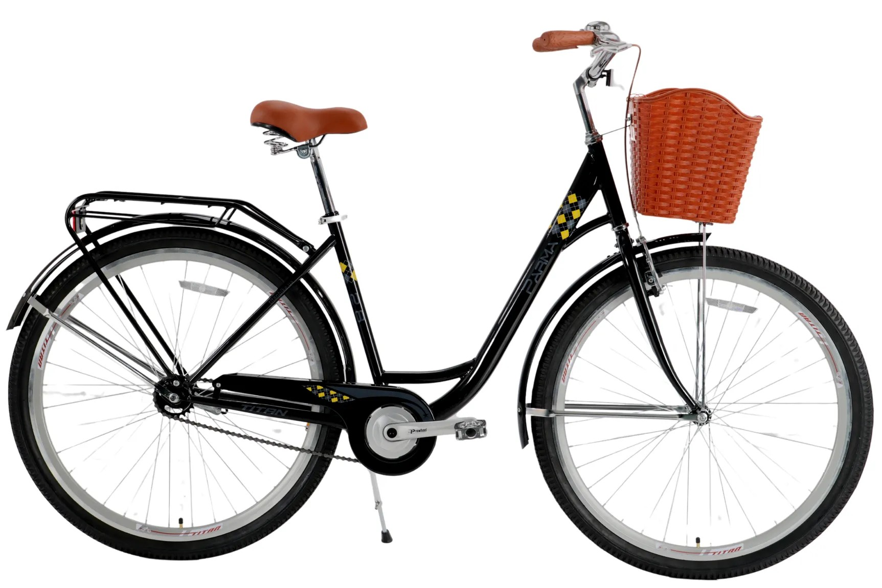 Велосипед Titan Parma 2024 28" 18" Black