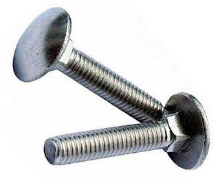 Болт DIN603 М6х16 нержавеющая сталь А2 200 шт. Steelfix