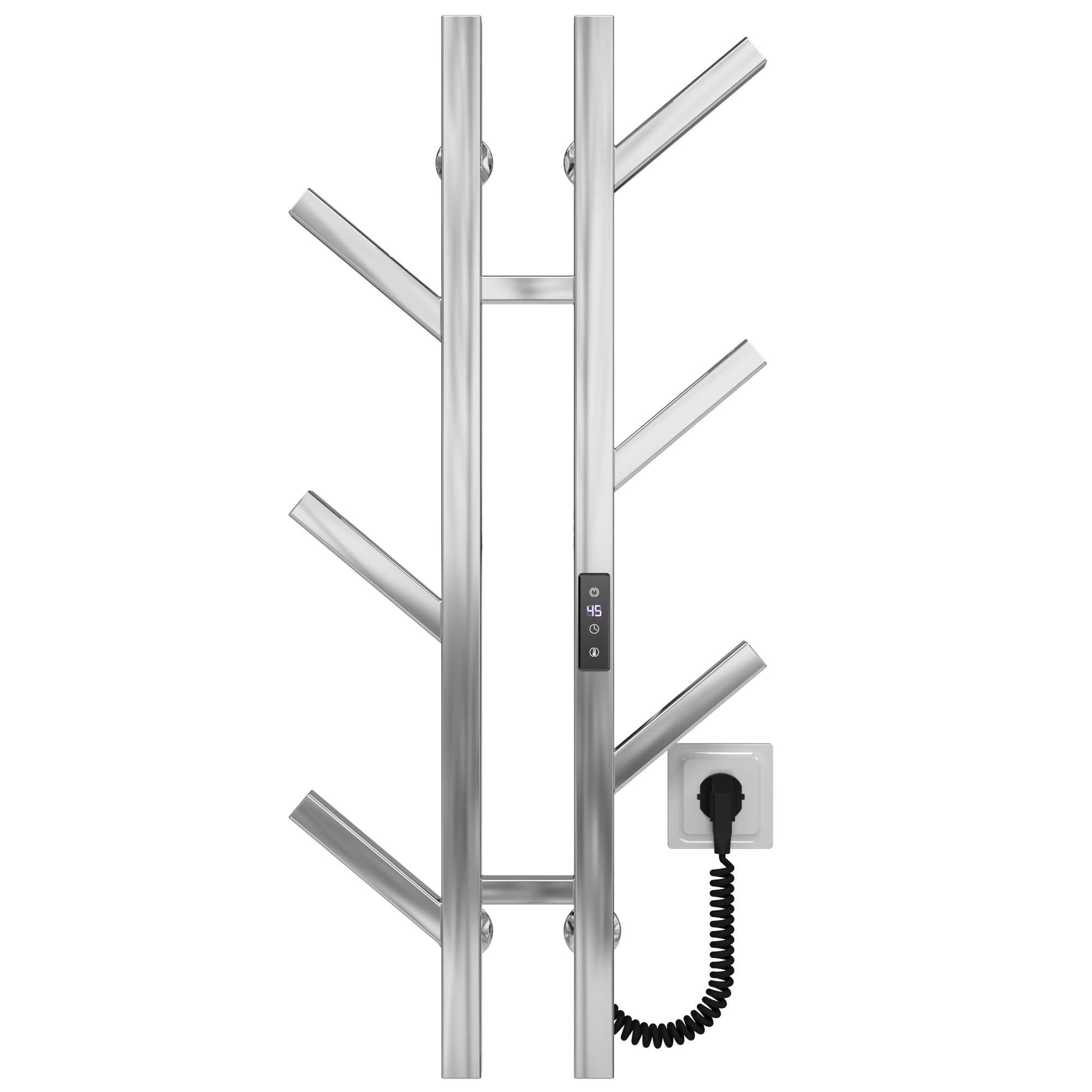 Полотенцесушитель электрический Deffi Sakura П6 JD04 нержавеющая сталь 100х800 E мм Хром (A.SR.80.10.6.ECR2)