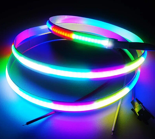 Світлодіодна стрічка адресна WS2811 RGB COB 24V 576 світлодіодів (28211) - фото 2 Світлодіодна стрічка адресна WS2811 RGB COB 24V 576 світлодіодів (28211) - фото 2