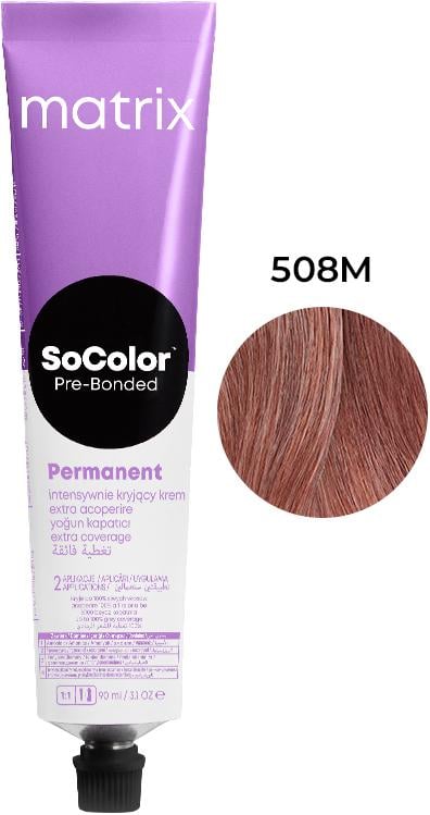 Крем-краска для волос Matrix Extra Coverage PRE Bonded Socolor.beauty 508M для полного покрытия седины 90 мл (31818)