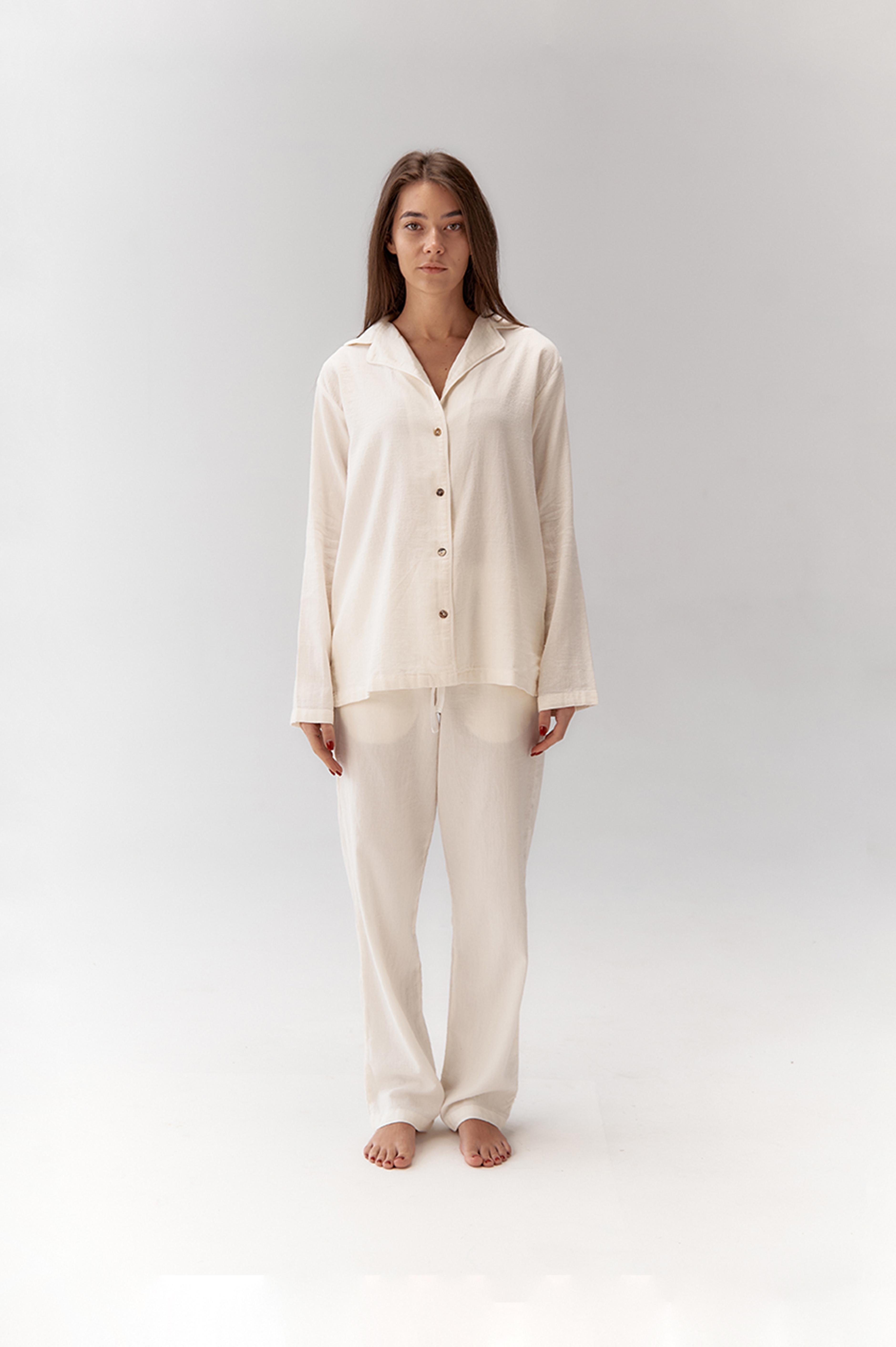 Пижама женская Lotus Home Porta M Молочный (26843095)