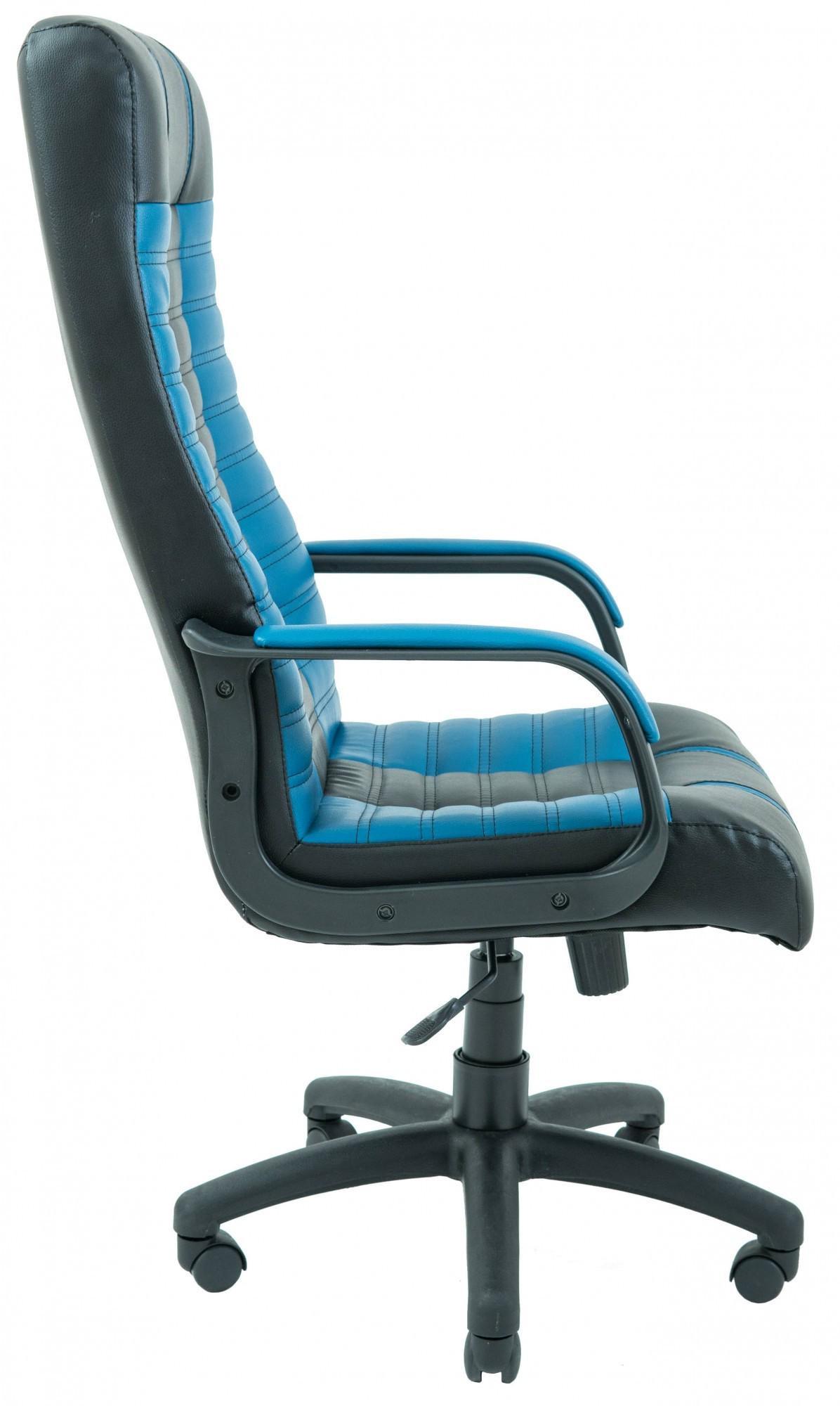 Крісло офісне комп'ютерне Atlant Fly 2230-2227 Підлокітник Річ Пластик М3 MultiBlock Чорно-синій - фото 3