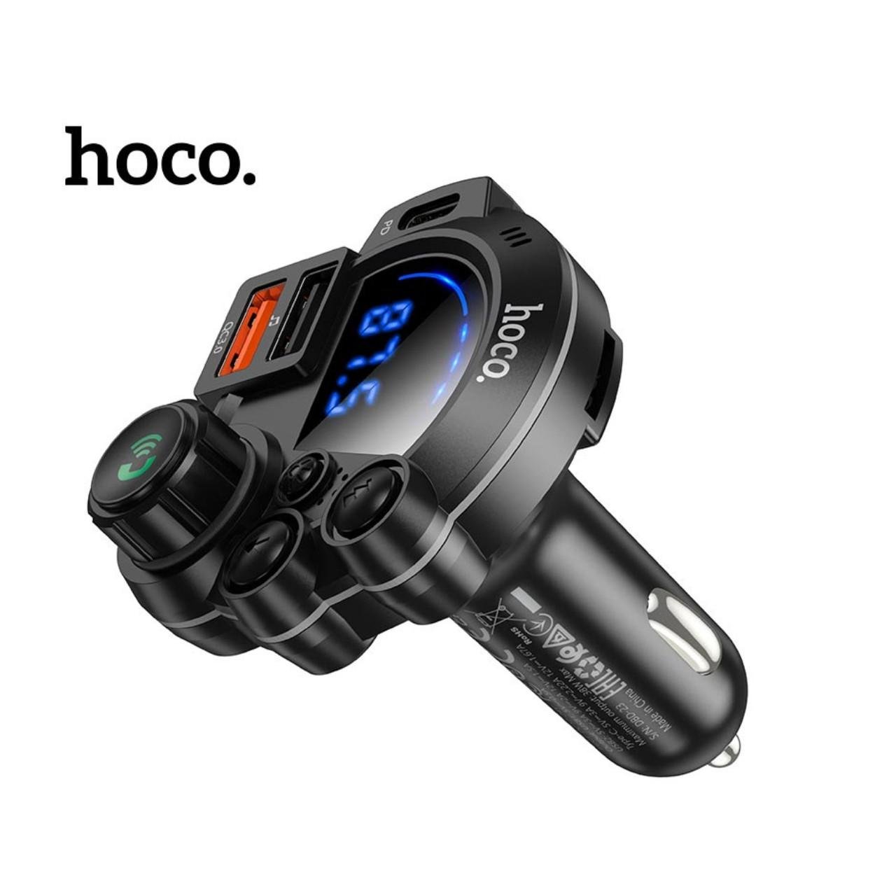 ФМ-модулятор для авто Hoco DFM01 Legend Bluetooth з 2 USB портами (29520393) - фото 2 ФМ-модулятор для авто Hoco DFM01 Legend Bluetooth з 2 USB портами (29520393) - фото 2
