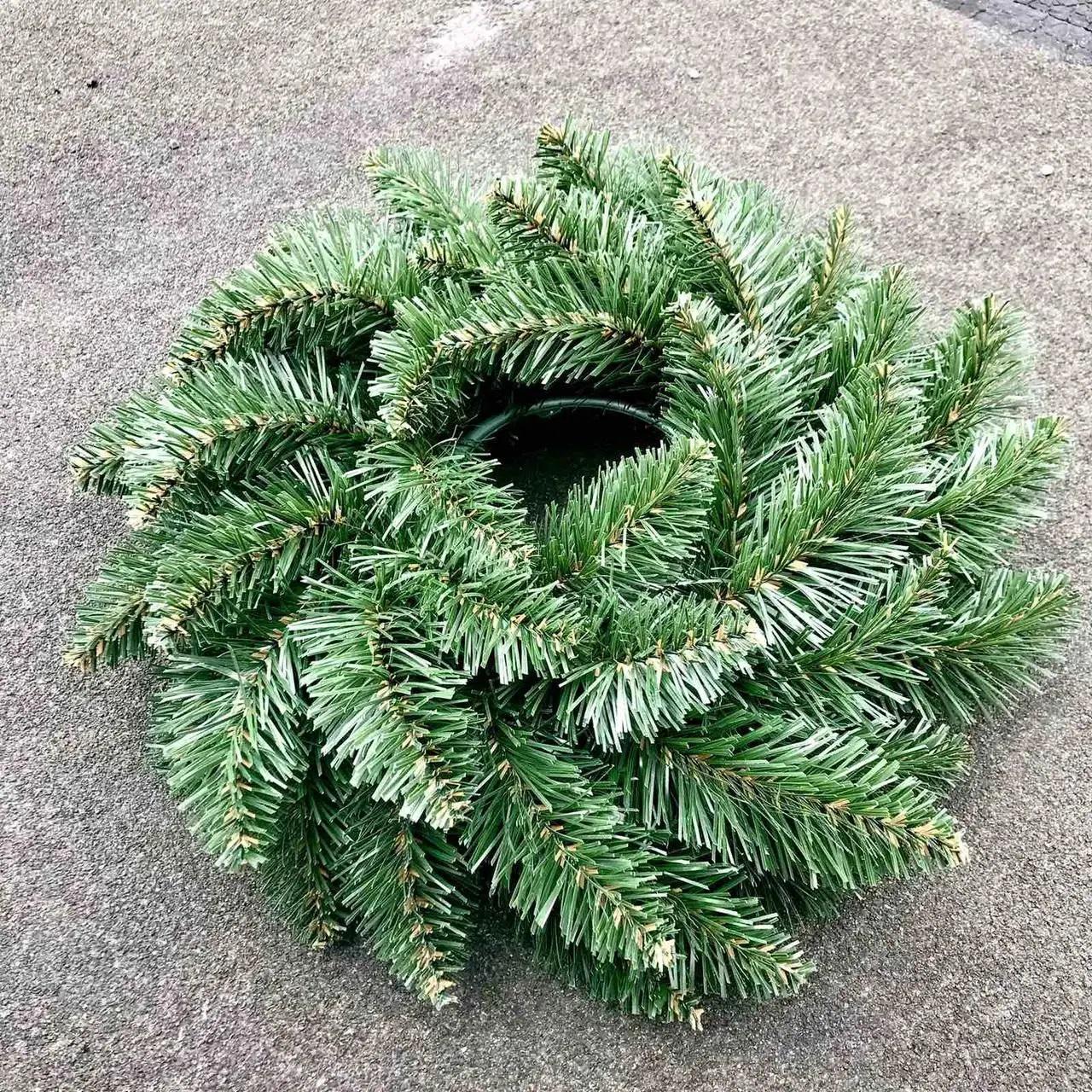 Вінок новорічний Elegant 40 см Зелений (302/40/G) - фото 2