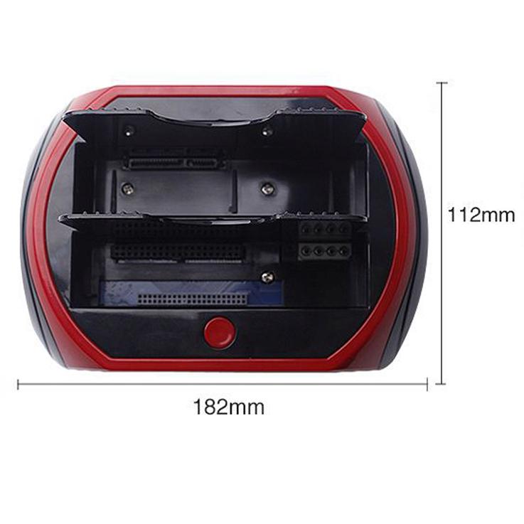 Док-станція для жорстких дисків Digital Lion PH-0875 SATA + IDE з подвійним слотом/кардридером/USB 2.0 - фото 4