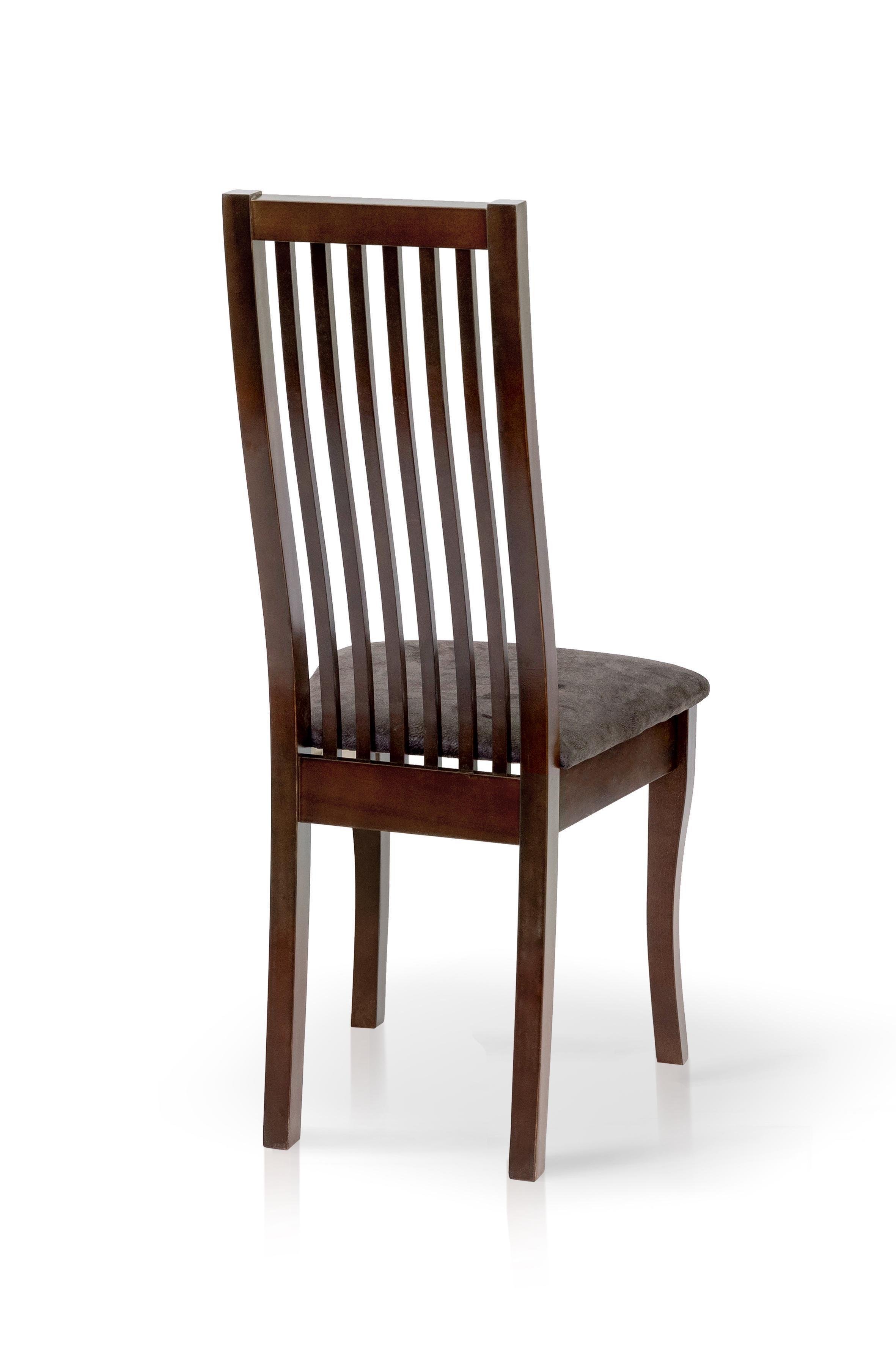 Стілець для кухні та вітальні УЛЬТРА Жасмін 440х1015х440 мм Горіх темний/Вавілон (GAА0053938) - фото 3 Стілець для кухні та вітальні УЛЬТРА Жасмін 440х1015х440 мм Горіх темний/Вавілон (GAА0053938) - фото 3