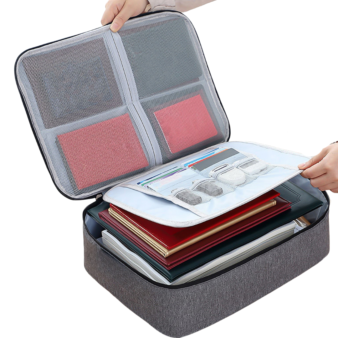 Органайзер для документів для подорожей зручний Сірий - фото 6 Органайзер для документів для подорожей зручний Сірий - фото 6