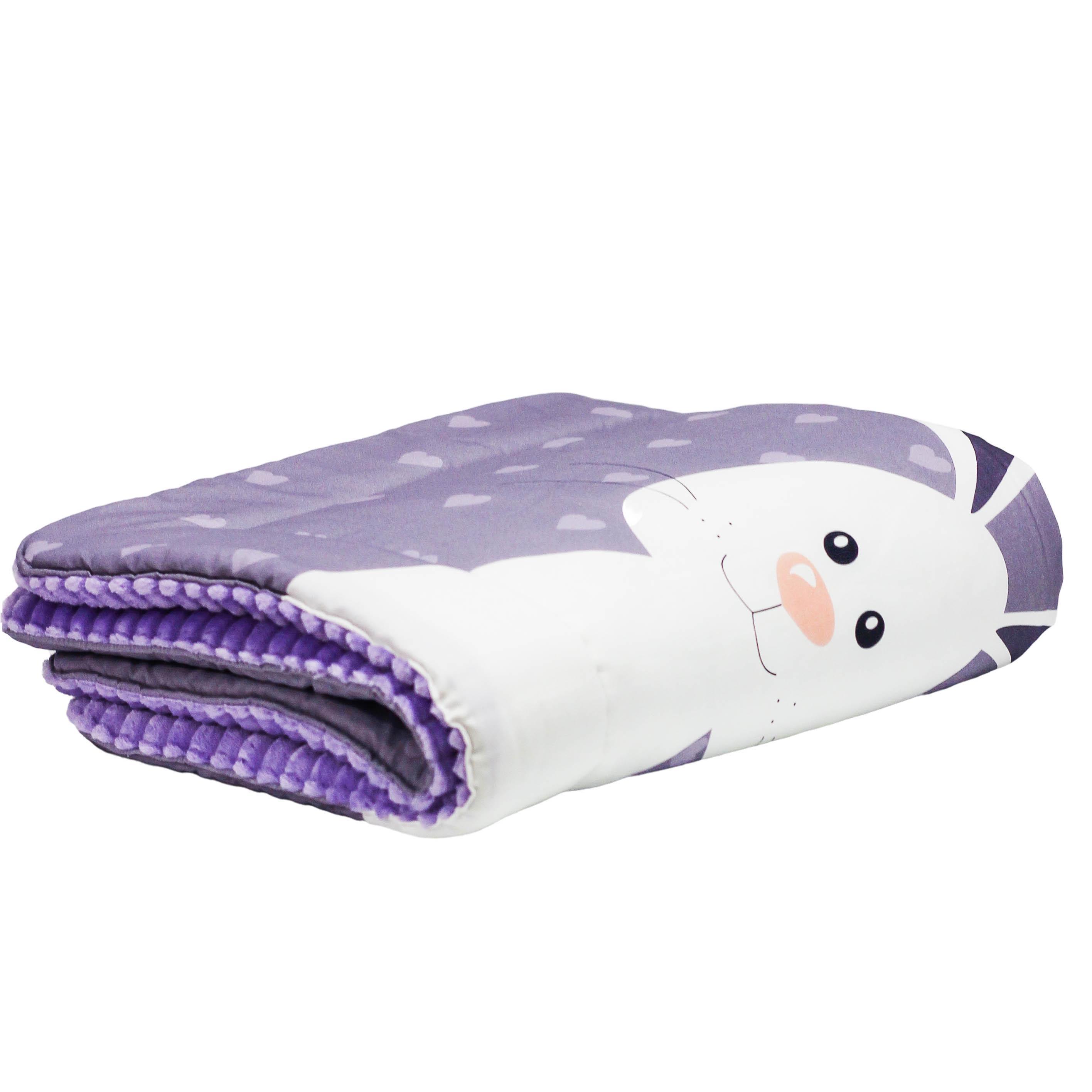 Плед утепленный детский Lamon Bunny Purple 100х80 см (Lam101207)