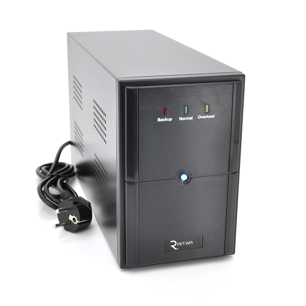 Джерело безперебійного живлення Ritar E-RTM600L-U 600VA 360 Вт лінійно-інтерактивне (7860)