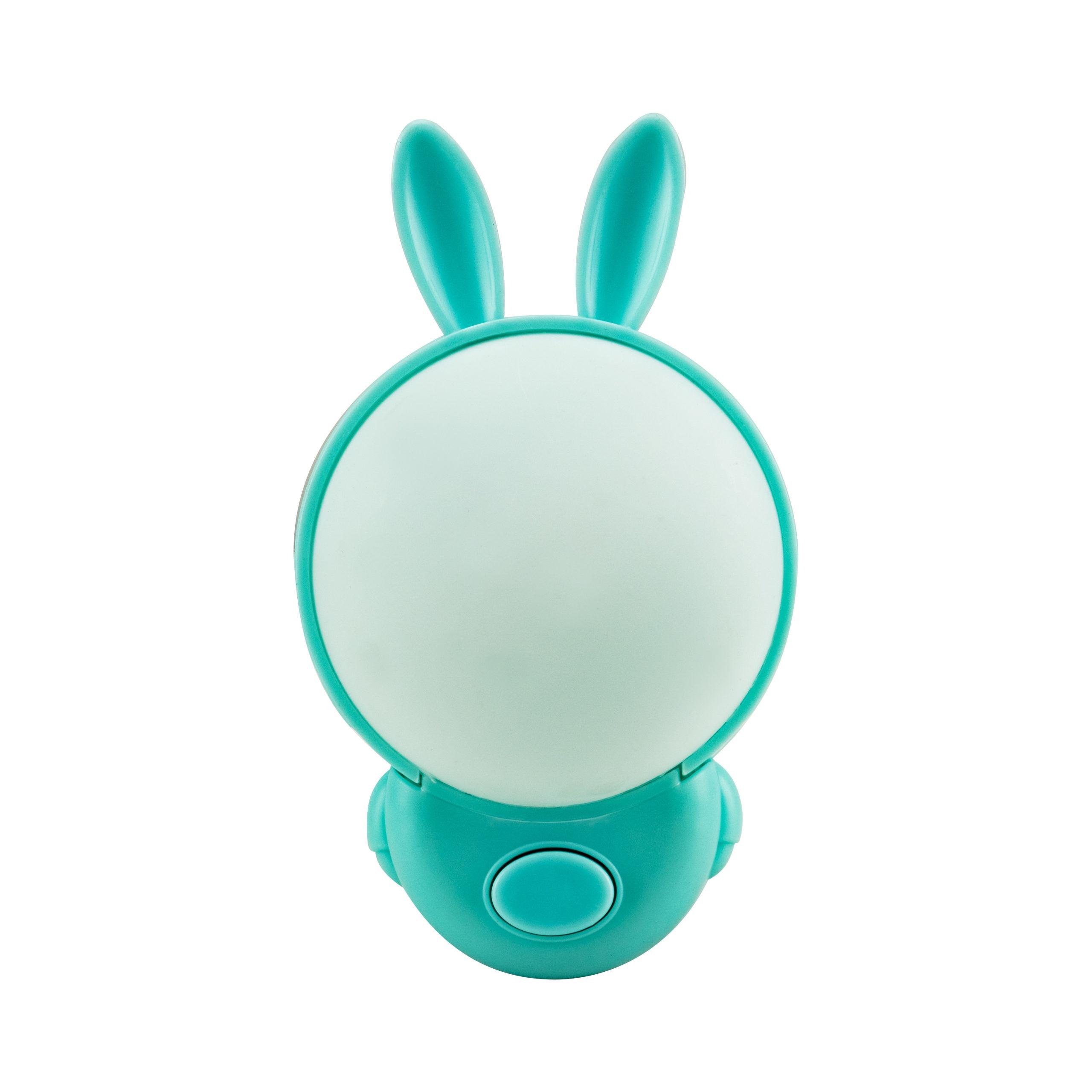 Нічник HOROZ ELECTRIC led Bunny 2CCT Блакитний - фото 1