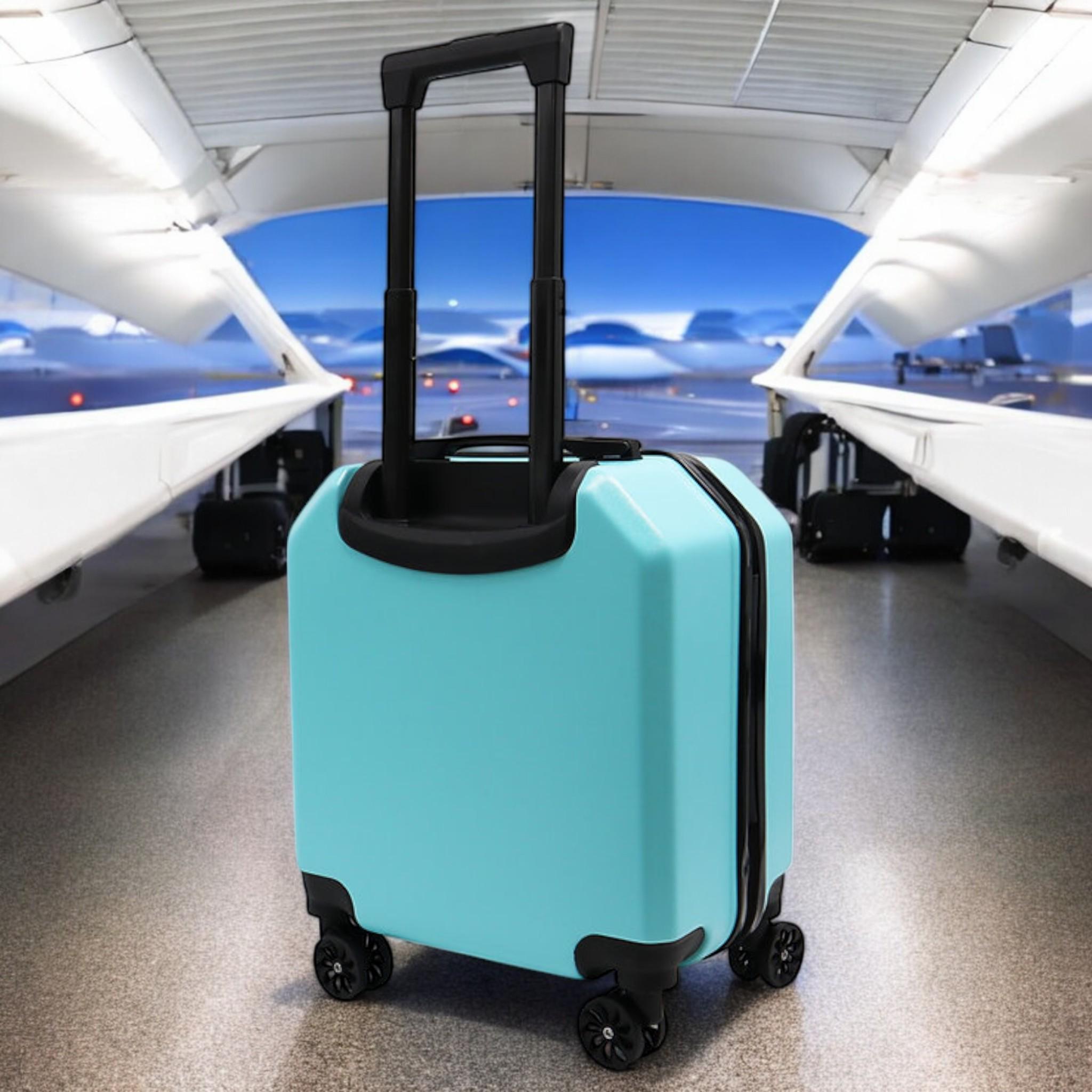 Валіза дитяча H&H Minty Bunny ABS-пластик на 4 коліщатках з кодовим замком 35 л (S_F-3) - фото 7