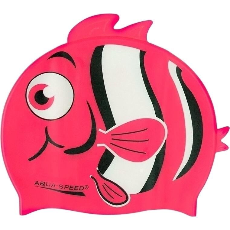 Шапочка для плавания детская Aqua Speed ZOO NEMO Кораллово-белый (115-03-nemo)