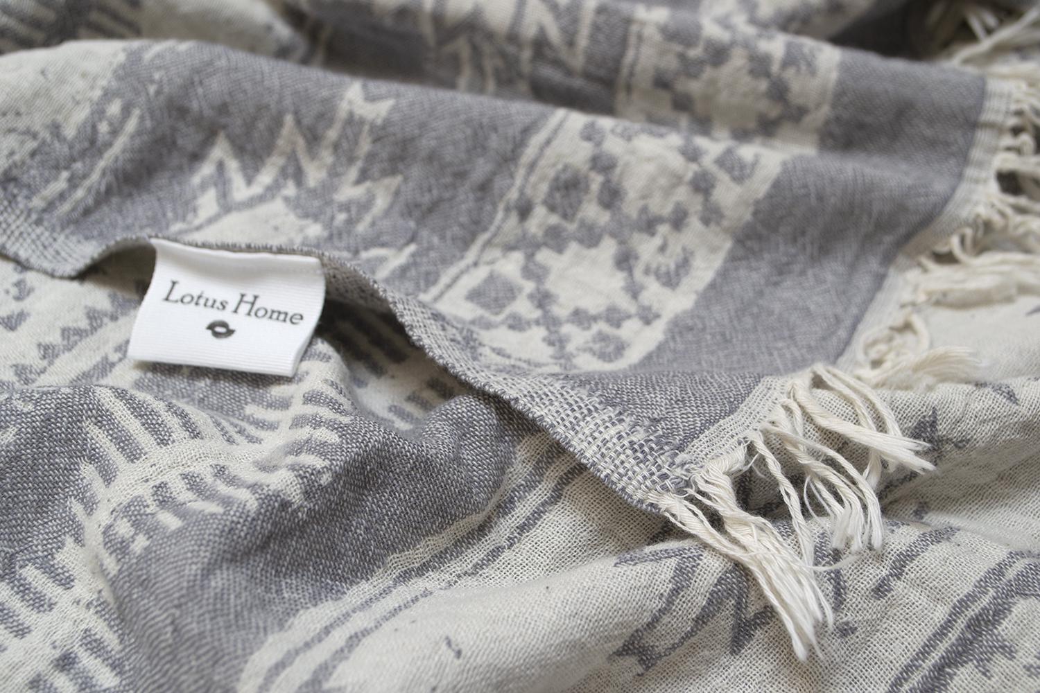 Покривало Lotus Home Hanya 190x225 см Сірий (svt-2000022332897) - фото 4