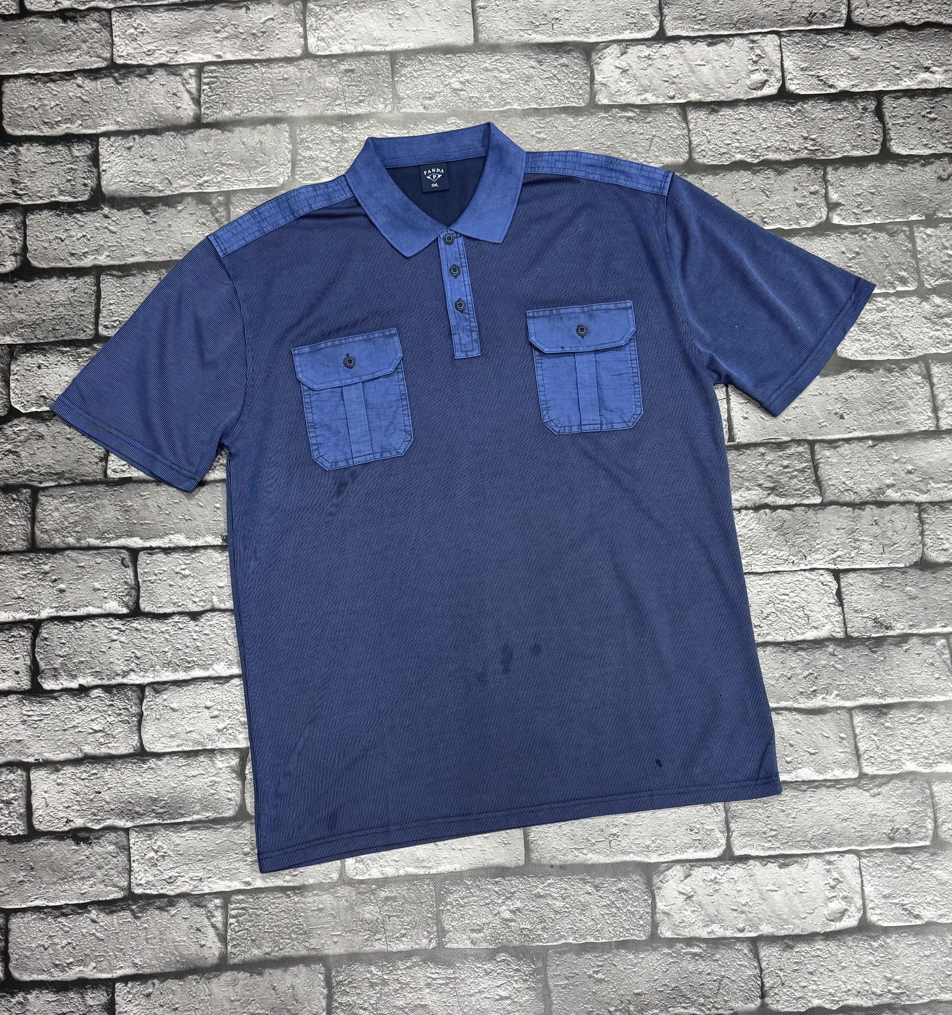 Футболка-тенниска мужская Panda с карманами L Синий (00000000027)