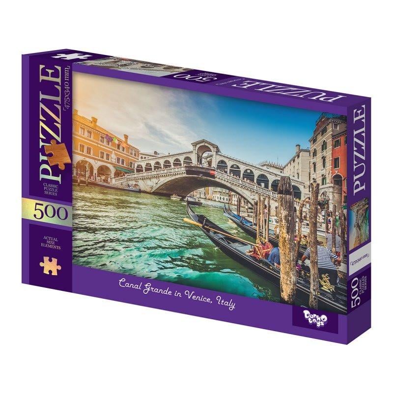 Пазлы классические Danko Toys Гранд-канал в Венеции 500 эл. Фиолетовый (IP-177-P-295)
