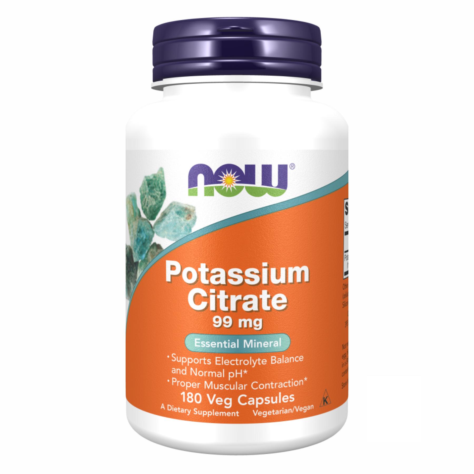 Натуральная добавка Potassium Citrate 180 vcaps (2022-10-0037)