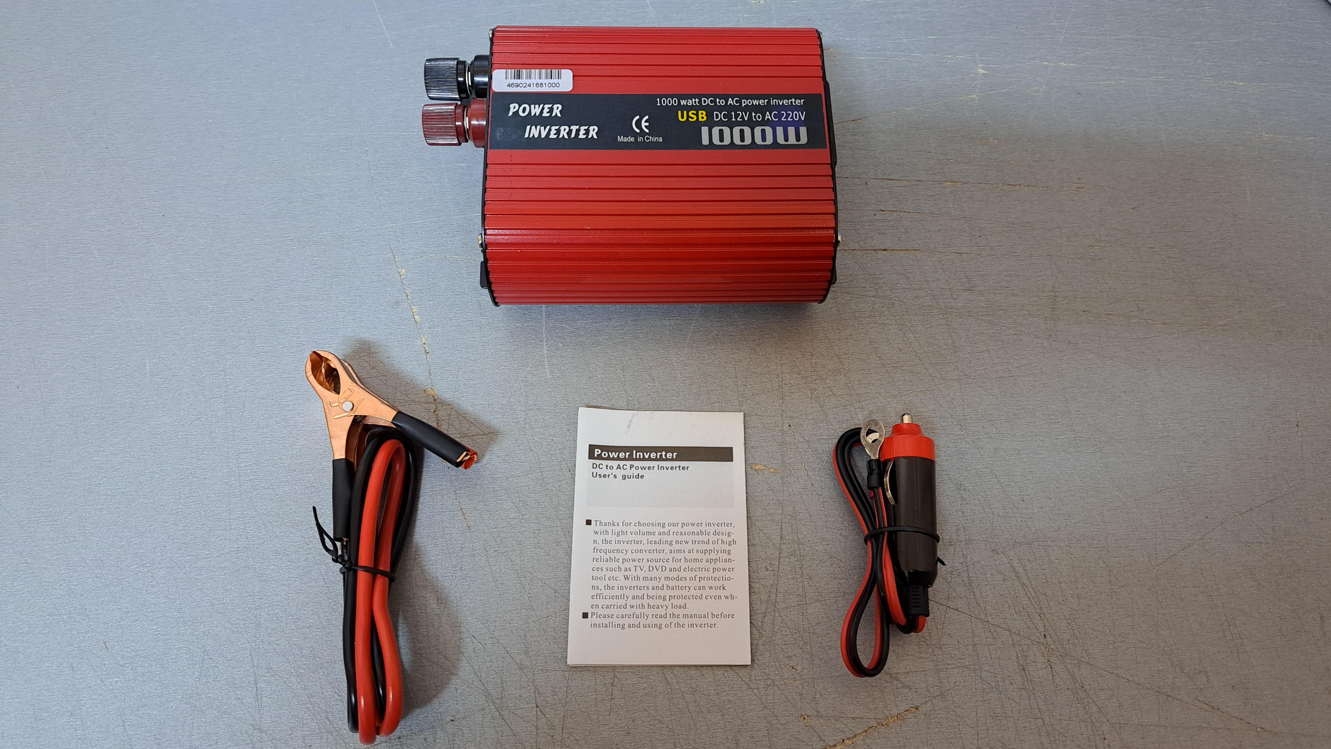 Преобразователь напряжения WIMPEX 12-220V 1000W с сдвоенным USB - фото 3 Преобразователь напряжения WIMPEX 12-220V 1000W с сдвоенным USB - фото 3