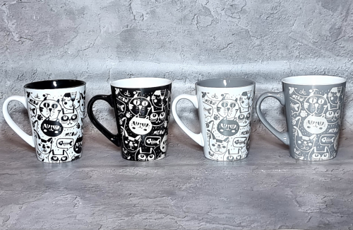 Набір чашок SNT Cat style 320 мл 4 шт. (4160-23)