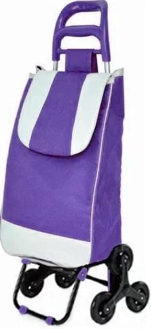 Сумка візок Stenson MH-2786 з потрійним колесом 95 см Violet (009045)