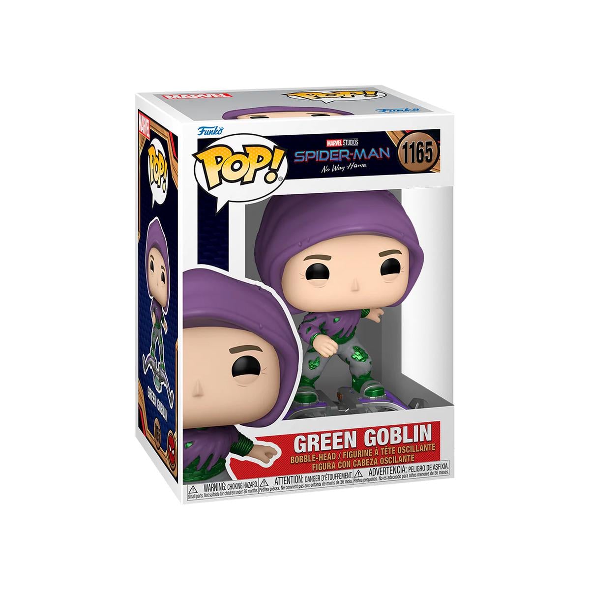 Детская игровая фигурка Funko POP Spider Man No Way Home Goblin 114 мм (67605)
