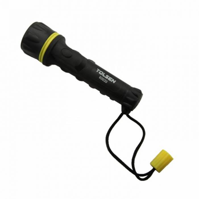 Ліхтар пластиковий вологостійкий Tolsen Tools 2хAA LED 148 мм (541695) - фото 2