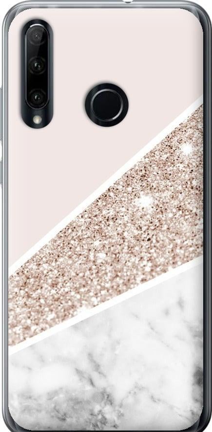 Чехол на Huawei Honor 20 Lite Пастельный мрамор (4342u-1832-42517)