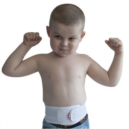 Бандаж противогрыжевой пупочный детский Алком 2035 kids р. 2 Серый (40-50)