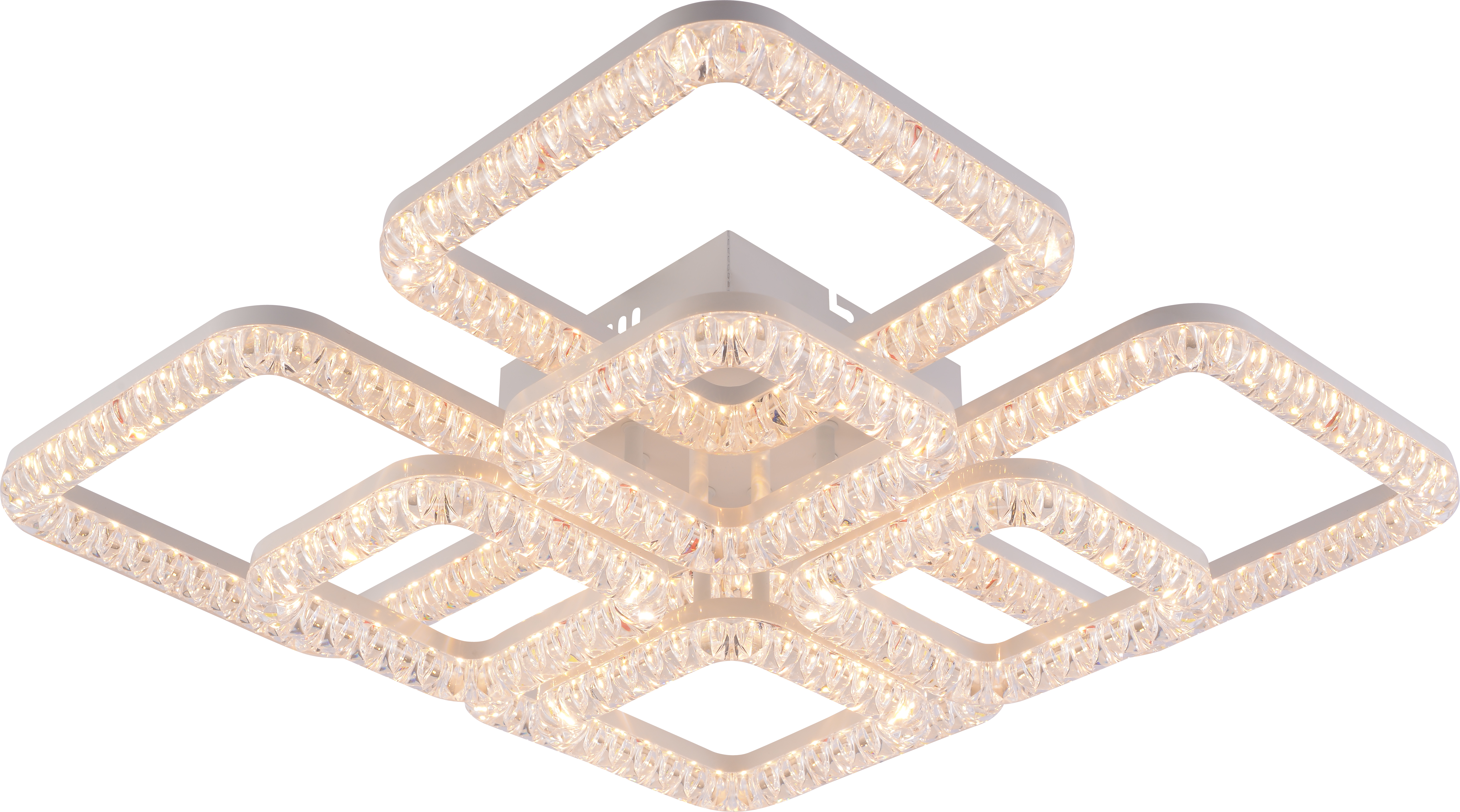 Люстра світлодіодна Interees 115 Вт IS LI9848C-4+4B WH