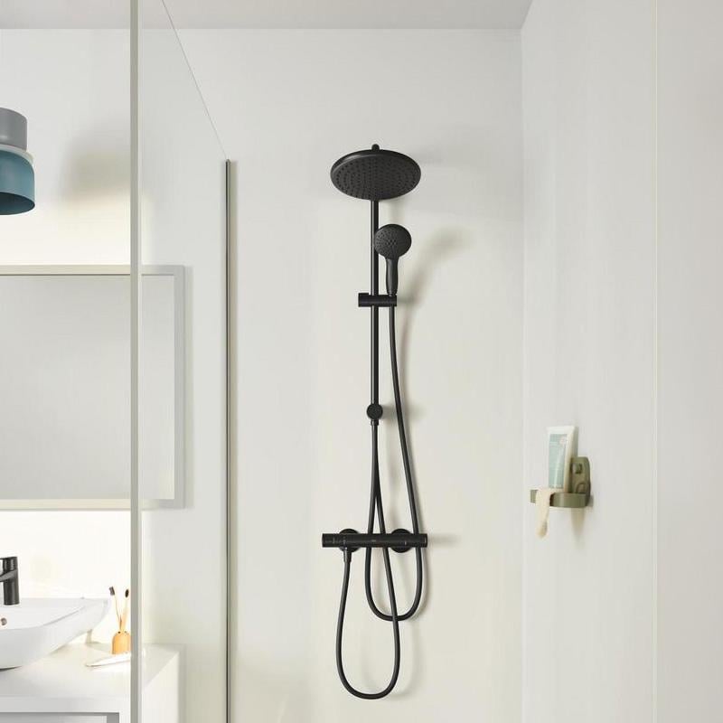 Душевая система без смесителя Grohe QuickFix Vitalio Start 266802431 CV033961 Черный (227558) - фото 2