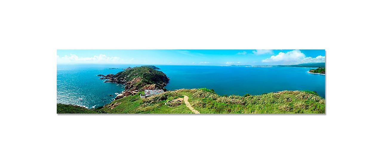 Наклейка виниловая на кухню Zatarga Зеленое Побережье 600х2500 мм (1274514142)