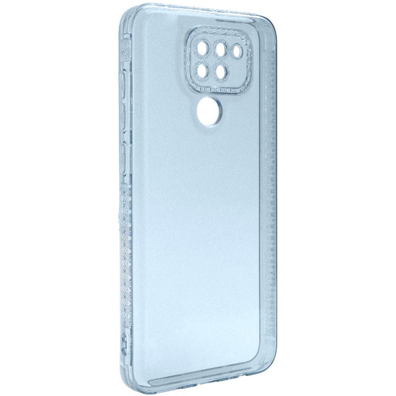 Протиударний Чохол TPU Starfall Clear для Xiaomi Redmi Note 9 / Redmi 10X Блакитний