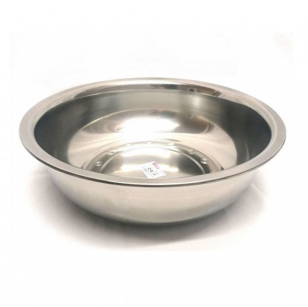 Миска глубокая Kamille KM-4383 из нержавеющей стали 45 см Стальной (150-84-4383)