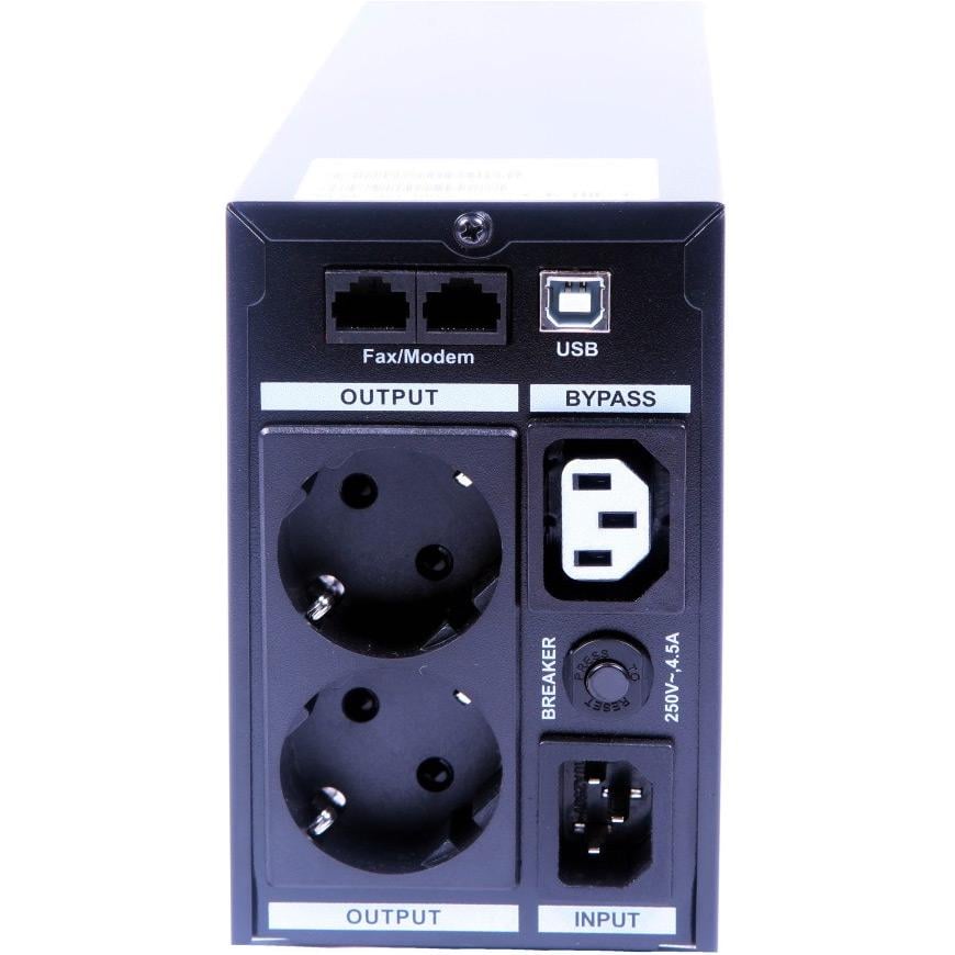 Источник бесперебойного питания SVC VP-1000-LCD (108215) - фото 3 Источник бесперебойного питания SVC VP-1000-LCD (108215) - фото 3