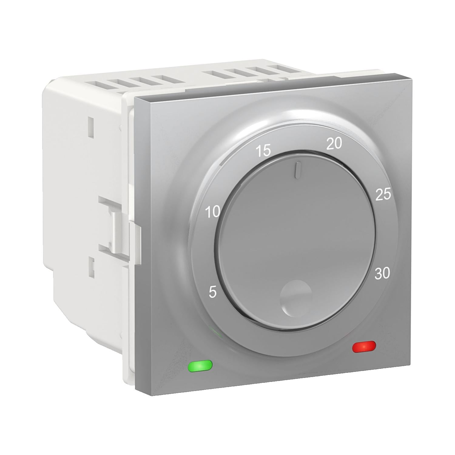 Термостат комнатный Schneider Electric Unica New Алюминий (NU350130) Термостат комнатный Schneider Electric Unica New Алюминий (NU350130)