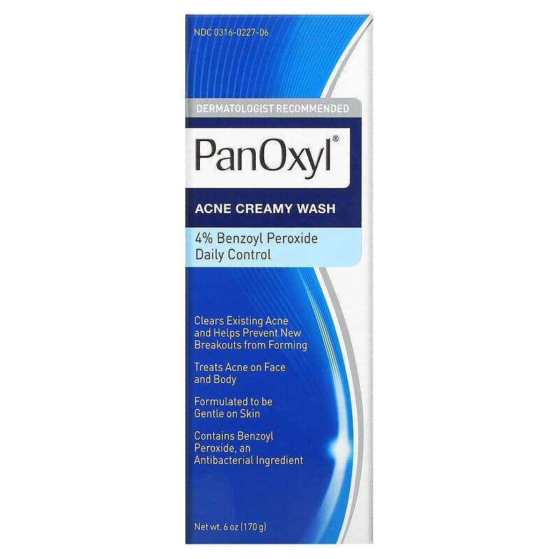 Пенка для умывания от акне PanOxyl Acne Creamy Wash 4% - фото 3