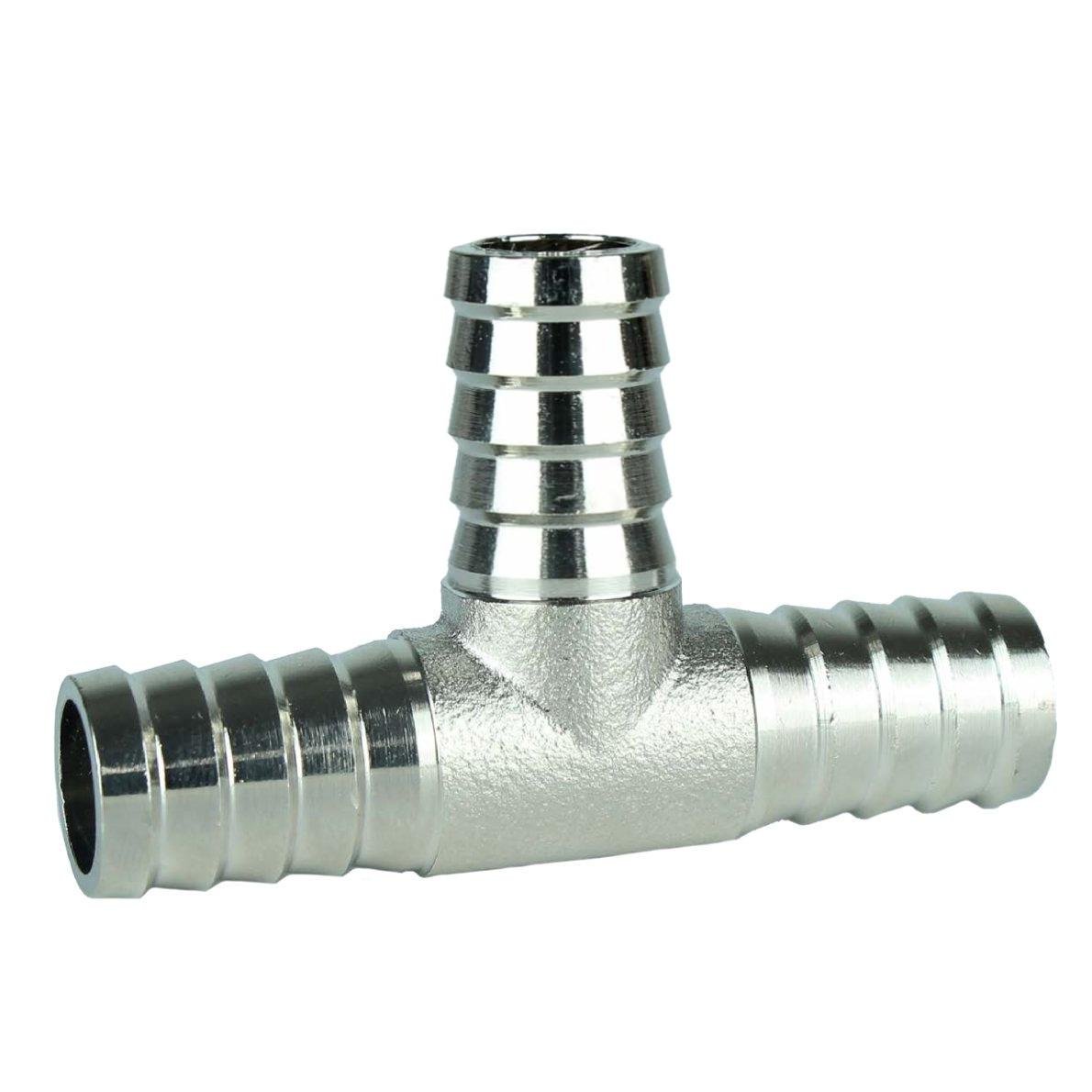 Трубка соединительная тройная VA никелированная штампованная 10х10х10 мм (А05403А)