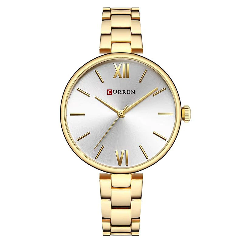 Наручний годинник Curren 9017 Gold/White