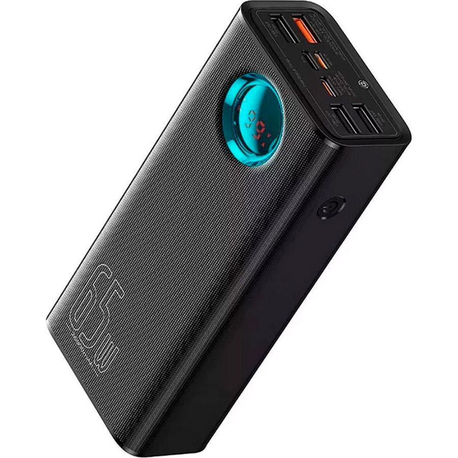 Внешний аккумулятор Baseus Amblight Digital Display Quick Charge 65W 26800 mAh Black (P10022402113-00) - фото 3 Внешний аккумулятор Baseus Amblight Digital Display Quick Charge 65W 26800 mAh Black (P10022402113-00) - фото 3