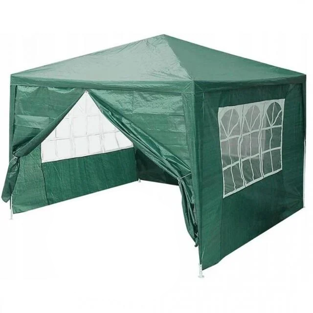 Павильон садовый Bonro B-1023 4 стенки 3х3 м Зеленый (2670149057)