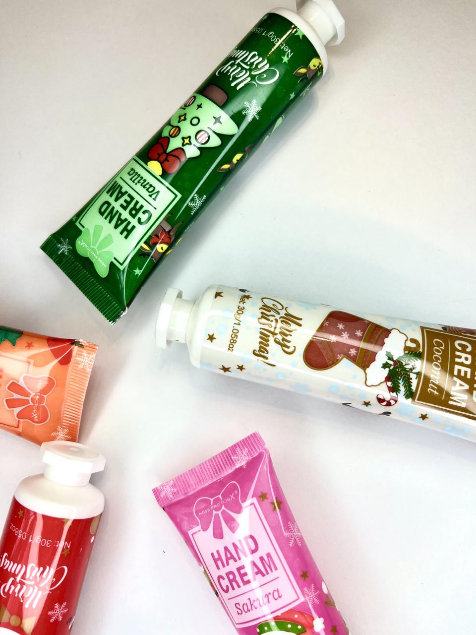 Подарунковий набір з 5 кремів новорічний 30 мл (2796976756) - фото 5