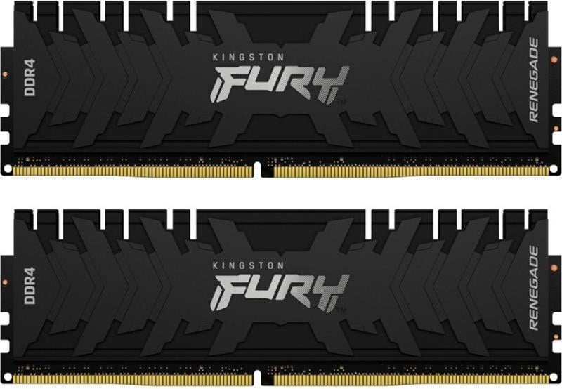 Модуль памяти Kingston DDR4 16 Gb 2x8 Fury Renegade 4000Mhz Black (KF440C19RBK2/16)