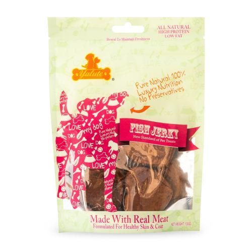 Ласощі Yalute Salmon та Vegetable in Heart Shape для собак лосось та овочі 100 г