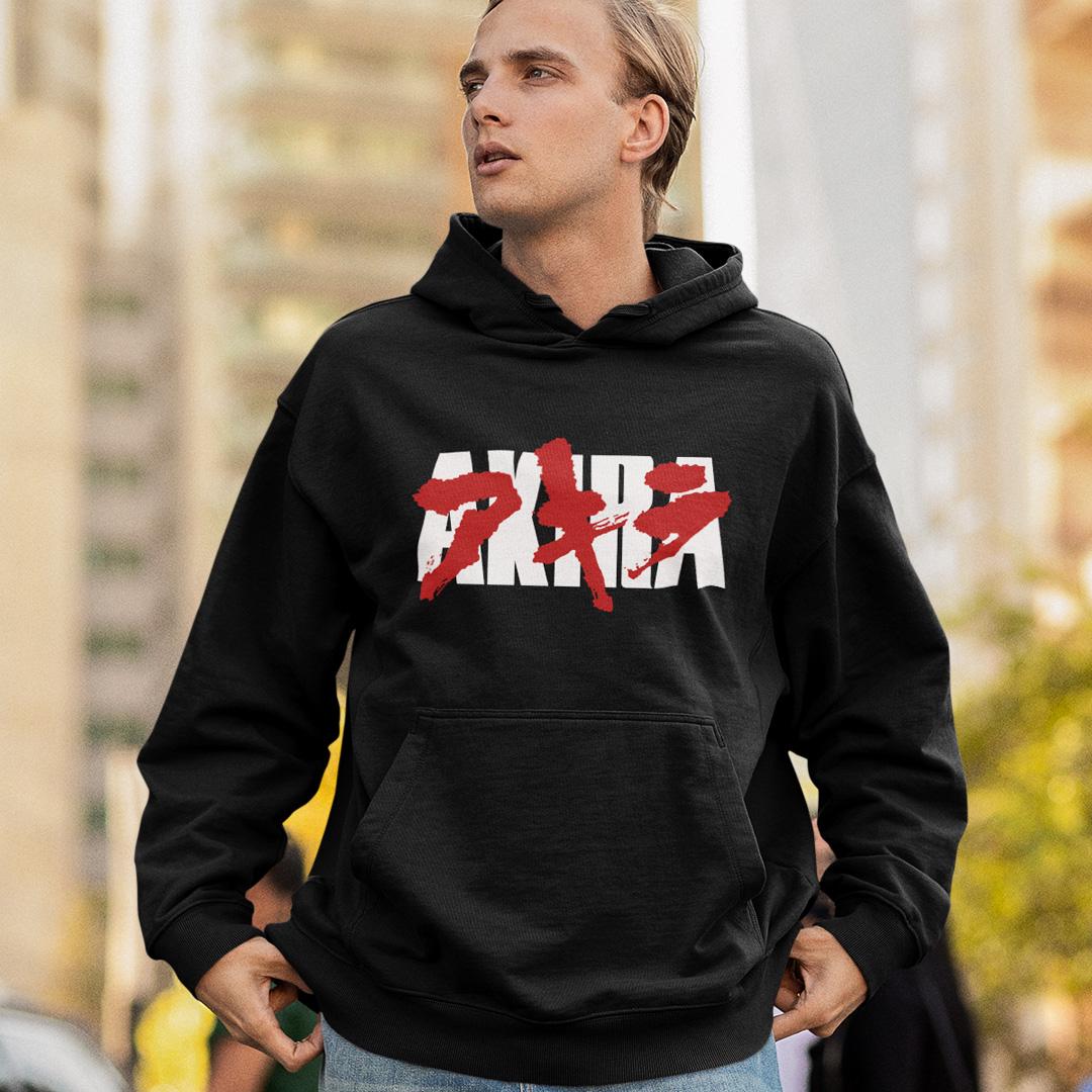Худи флисовый унисекс Akira Classic Poster 90s M Черный