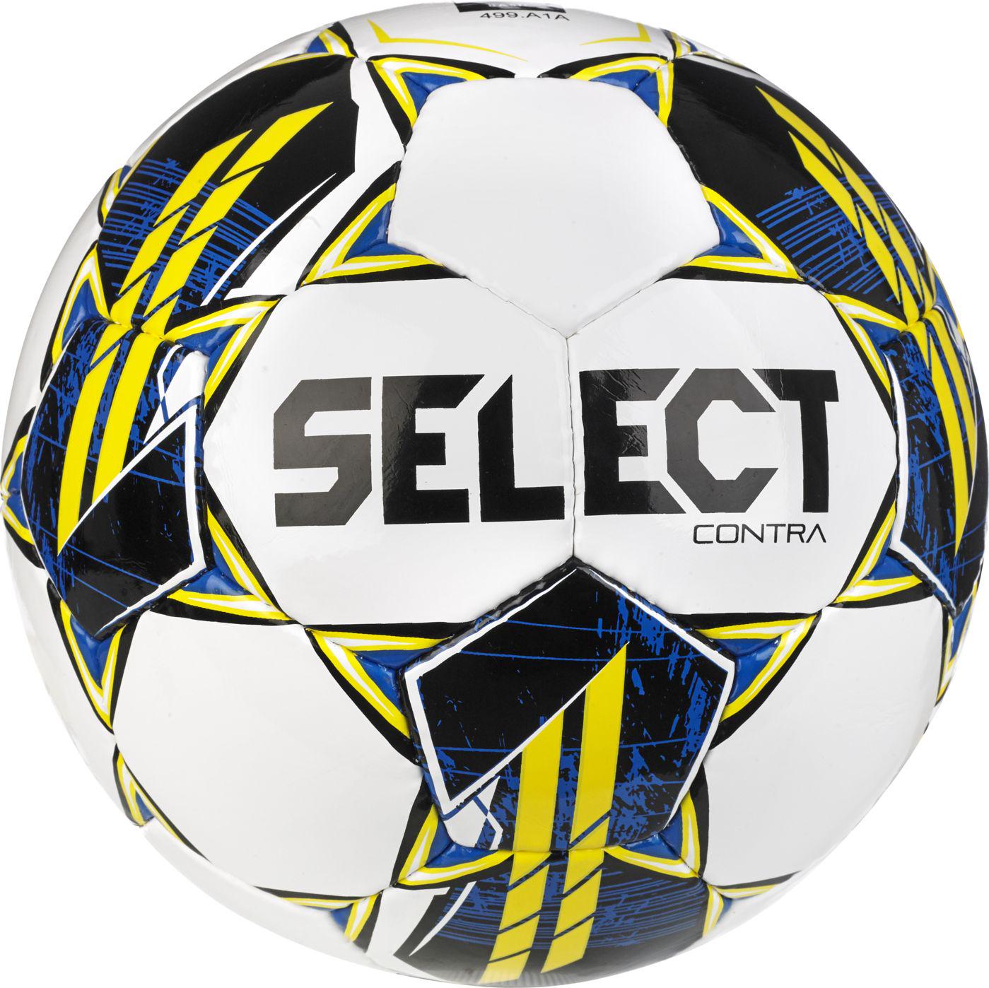М'яч футбольний Select Contra Fifa Basic V23 085316-196 р. 5 Біло-жовтий
