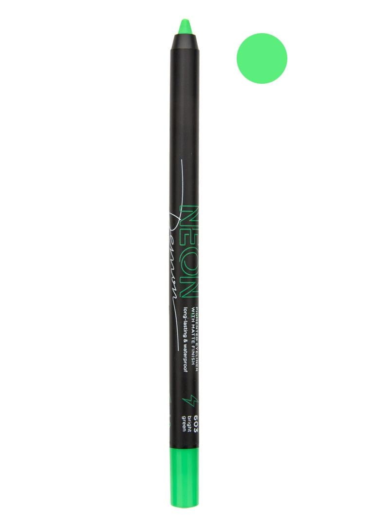 Карандаш для глаз PARISA COSMETICS гелевый Neon 603 Салатовый