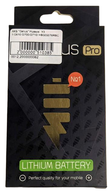 Акумуляторна батарея Gelius Pro для Huawei Y3 II/G610/G700/G710 HB505076RBC 2150 mAh (000051038)